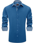Men's Long Sleeve Stretch Dress Shirt F609