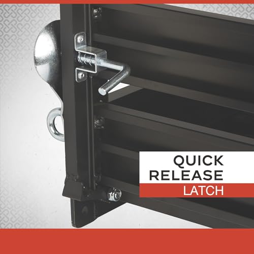 Aluminum Hitch Cargo Carrier with Ramp, 500-Lb. Capacity, Black, 60in. x 30in. x 4in. B61683