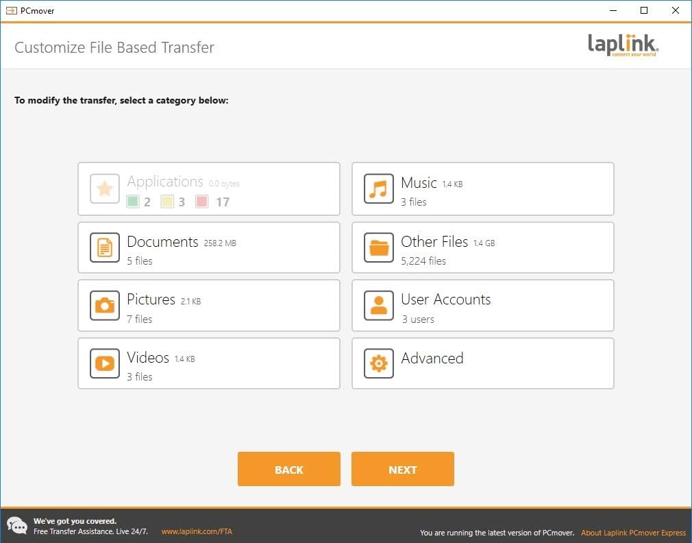 Single Use License PCmover Express W714754