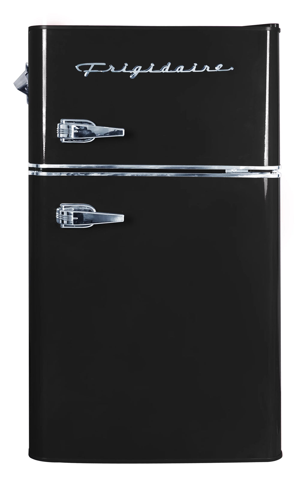 Black 3.1 Cu Ft Two Door Compact Refrigerator with Freezer Y67824