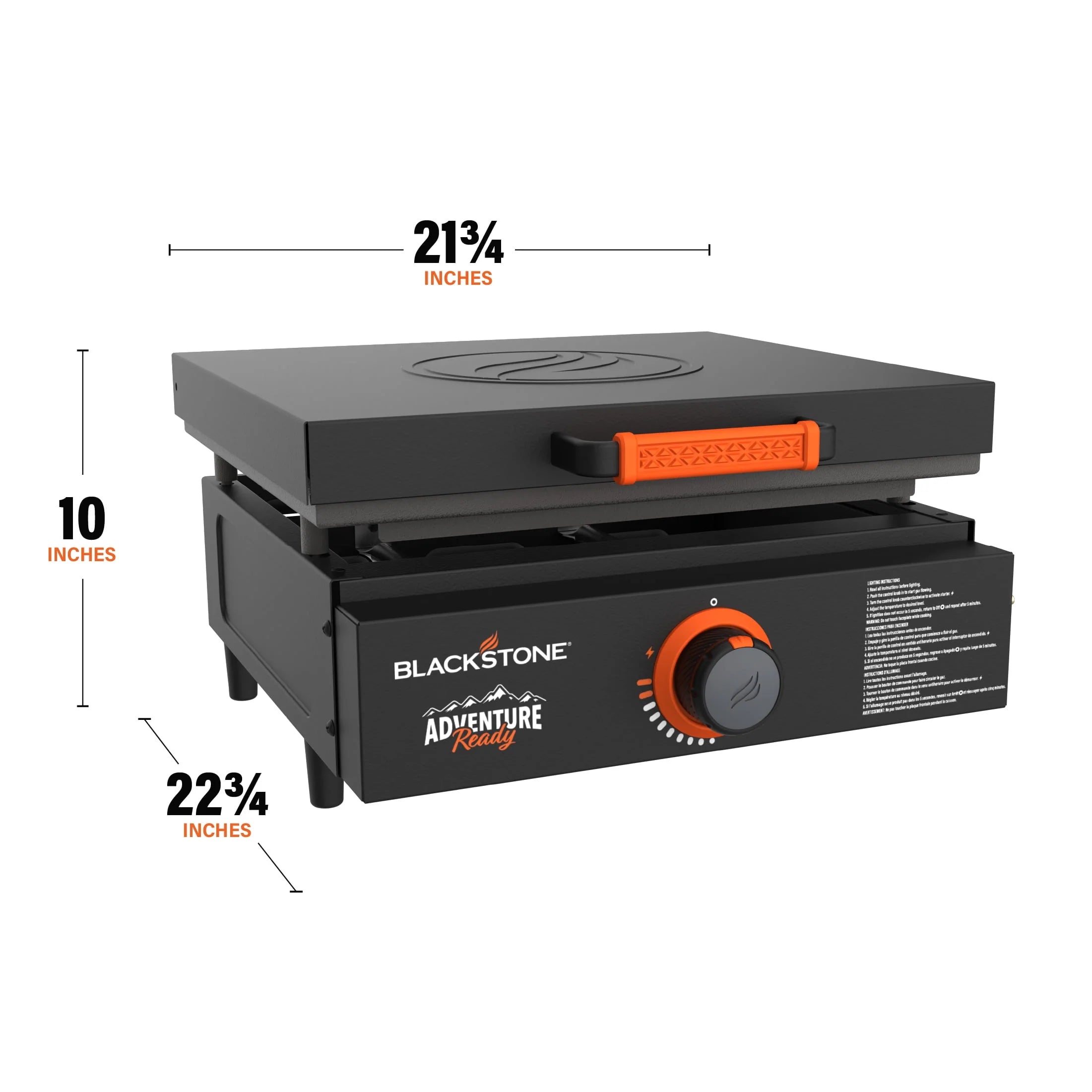 17" Propane Griddle with Hard Cover G364