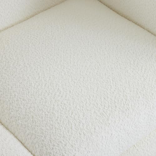 Caramel Brown 82 Inches Boucle 3-Seater Sofa L381