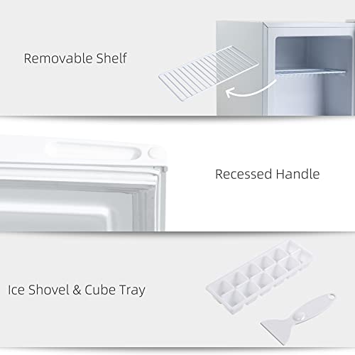 1.1 Cu.Ft Compact Upright Freezer with Removable Shelves S91587