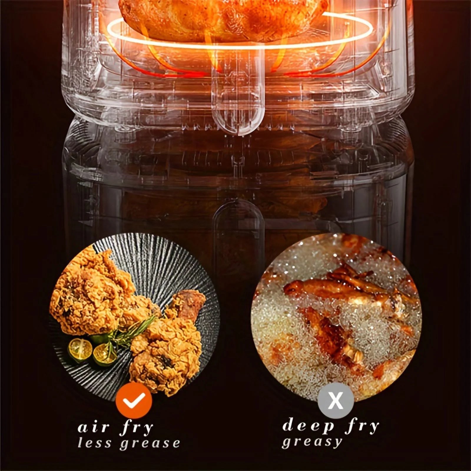 Mini Air Fryer 2.7QT 1500W Q3932