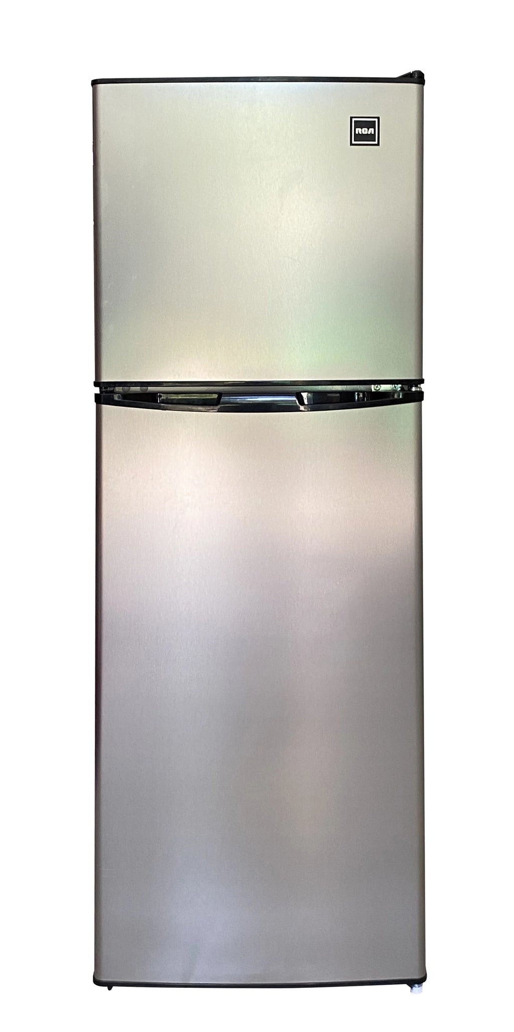 4.7 Cu ft Two Door Mini Fridge with Freezer, VCM Stainless Steel G7073