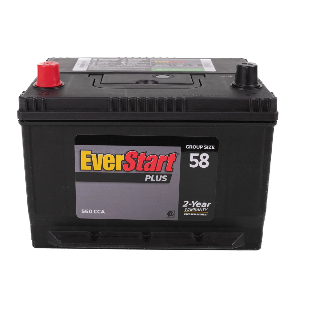 Lead Acid Automotive Battery, Group Size 58 - 12 Volt 560 CCA 78 RC E867494