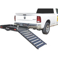 Aluminum Hitch Cargo Carrier with Ramp, 500-Lb. Capacity, Black, 60in. x 30in. x 4in. B61683