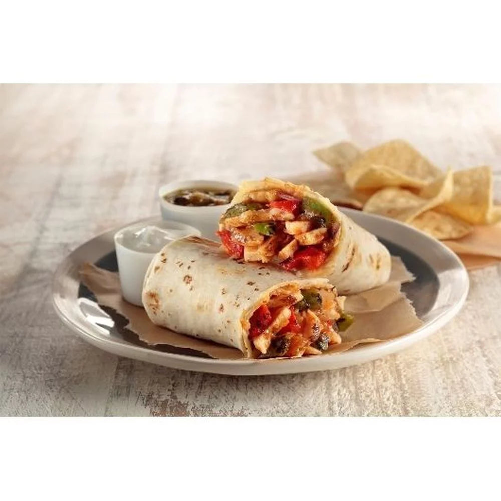Chicken Fajita Burrito, 8 Ounce, 12 per case Q653411