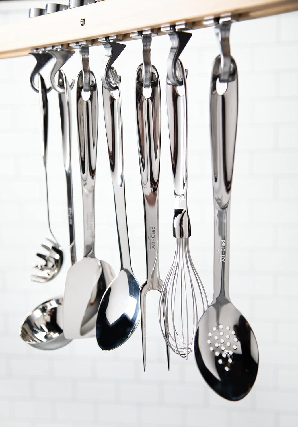 Silver Stainless Steel Slotted Turner D447