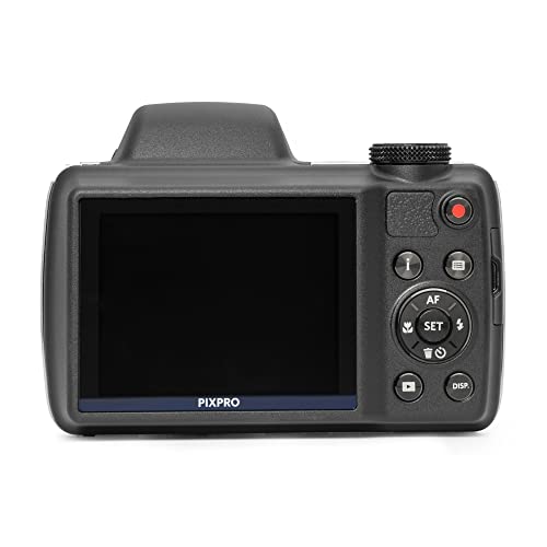 16 MP Digital Camera with 52x Optical Zoom 24mm Wide Angle Lens 1080P Full HD Video 3" LCD Screen Black U1147
