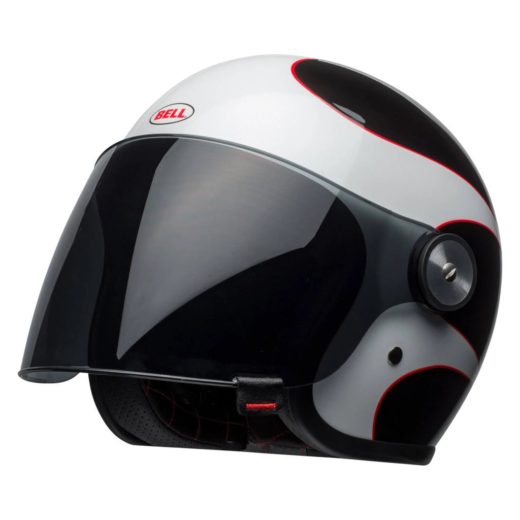 Gloss White Black Red Helmet L893