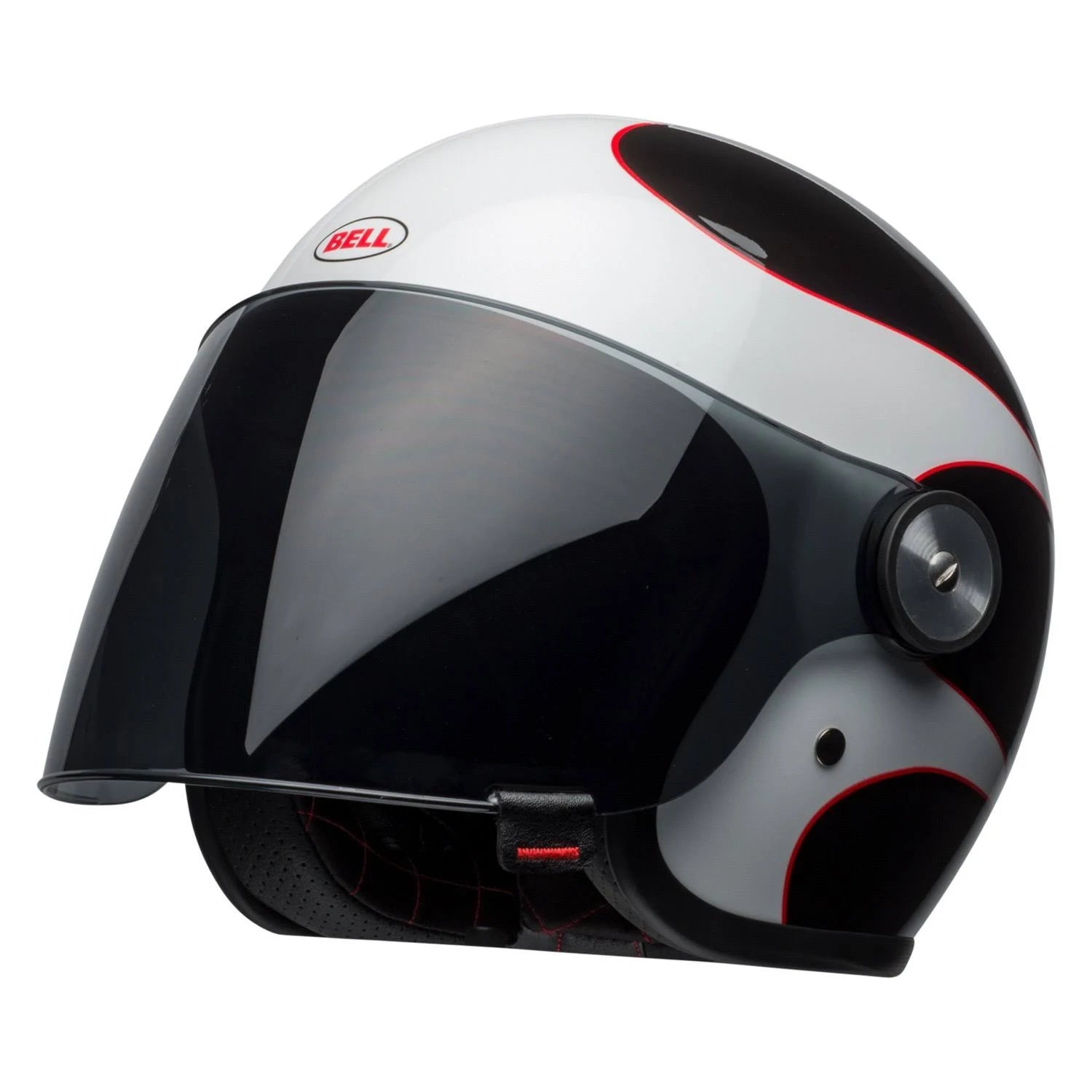 Gloss White Black Red Helmet L893