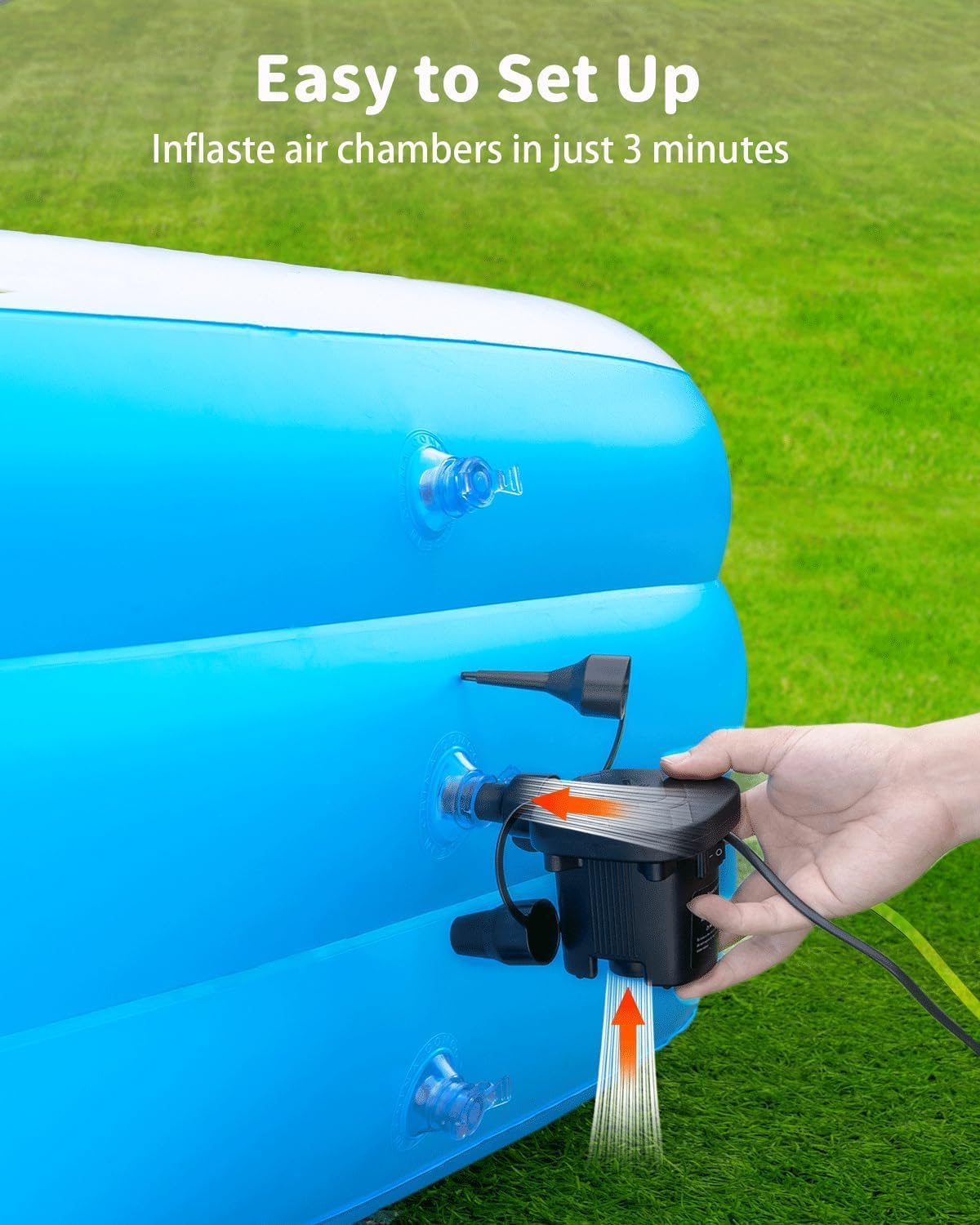 145"x74"x22" Inflatable Pool K283