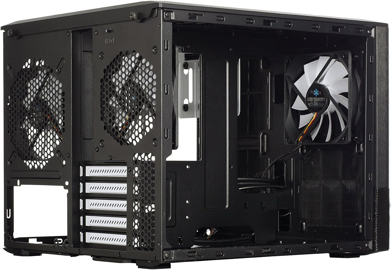 Black MicroATX Cube Case U55944