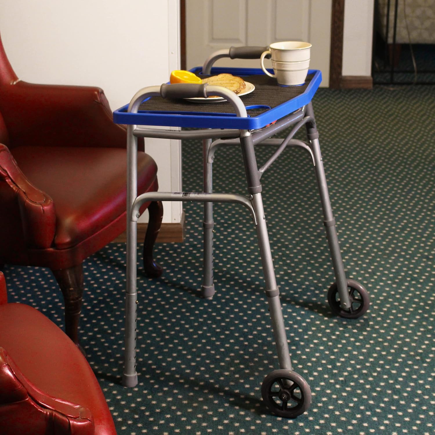 No Slip Tray for Walker with Cup Holder Z6605