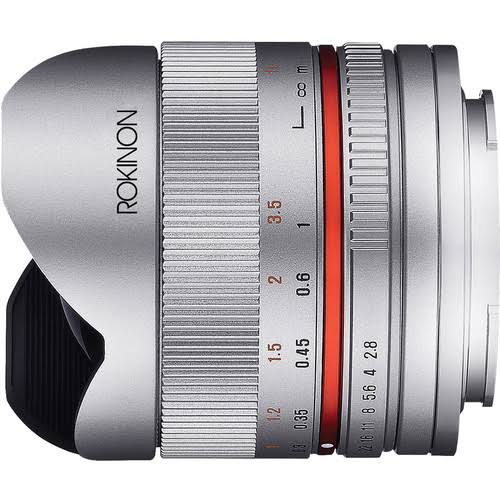 Silver 8mm f/2.8 Fisheye Lens L2177