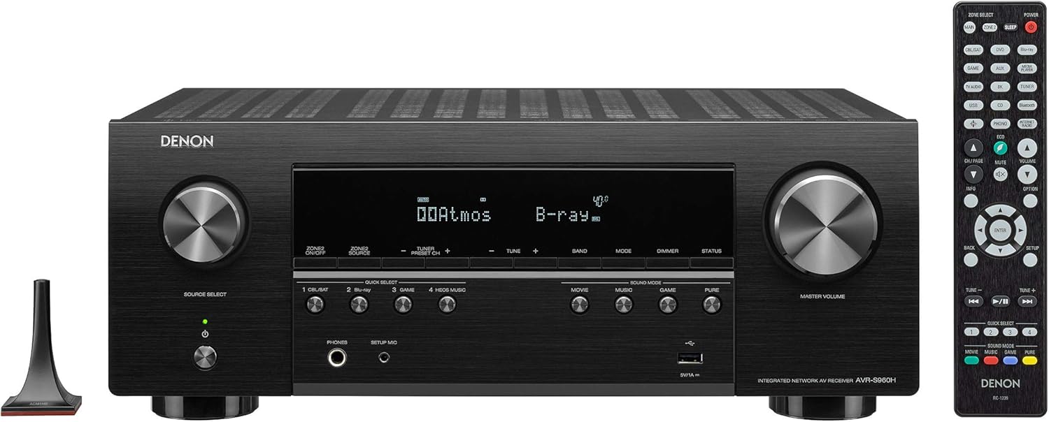 Black 7.2 Channel AV Receiver W337