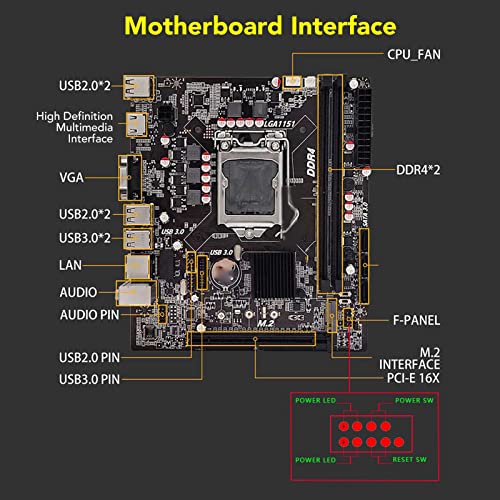 LGA 1155 Socket DDR3 M ATX Motherboard V82764