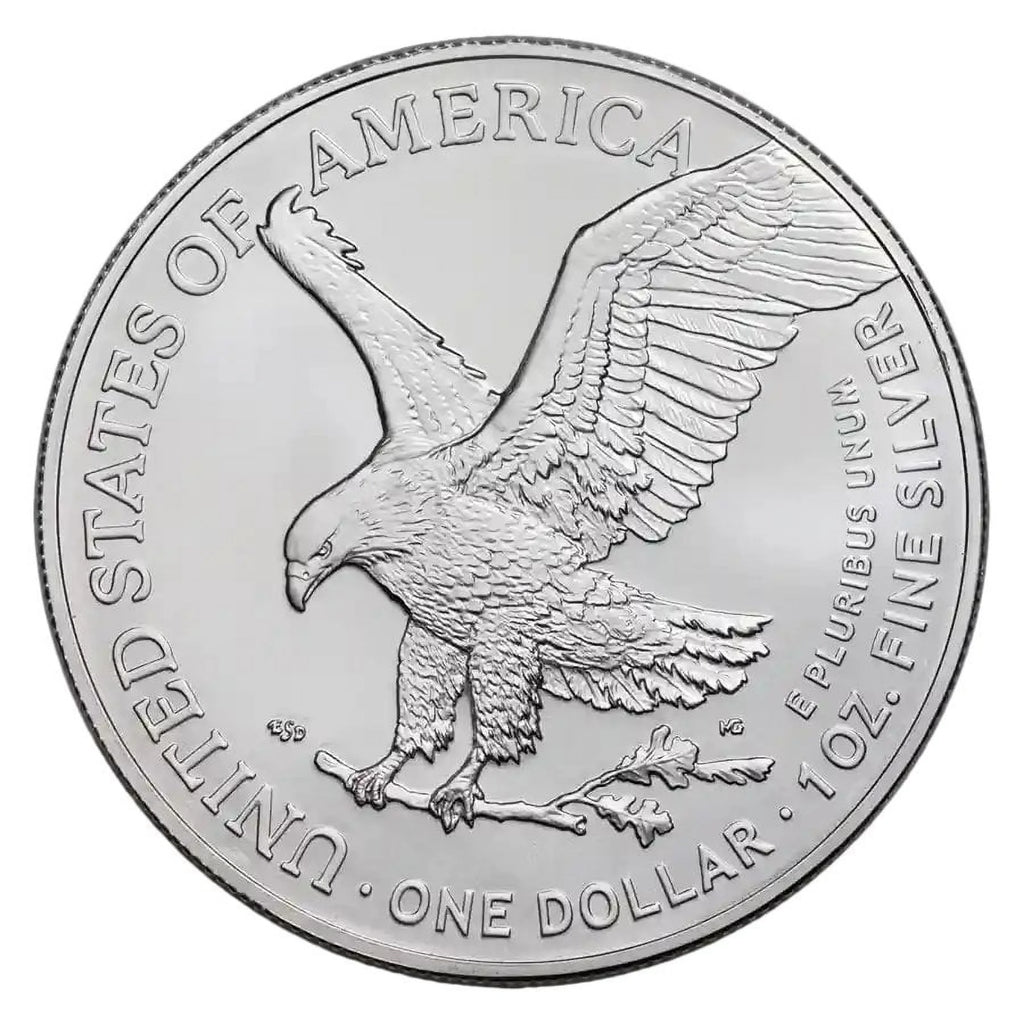 1 oz American Silver Eagle BU Tube of 20 Coins A335713
