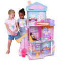 Wooden Dollhouse with 28 Accessories P5040