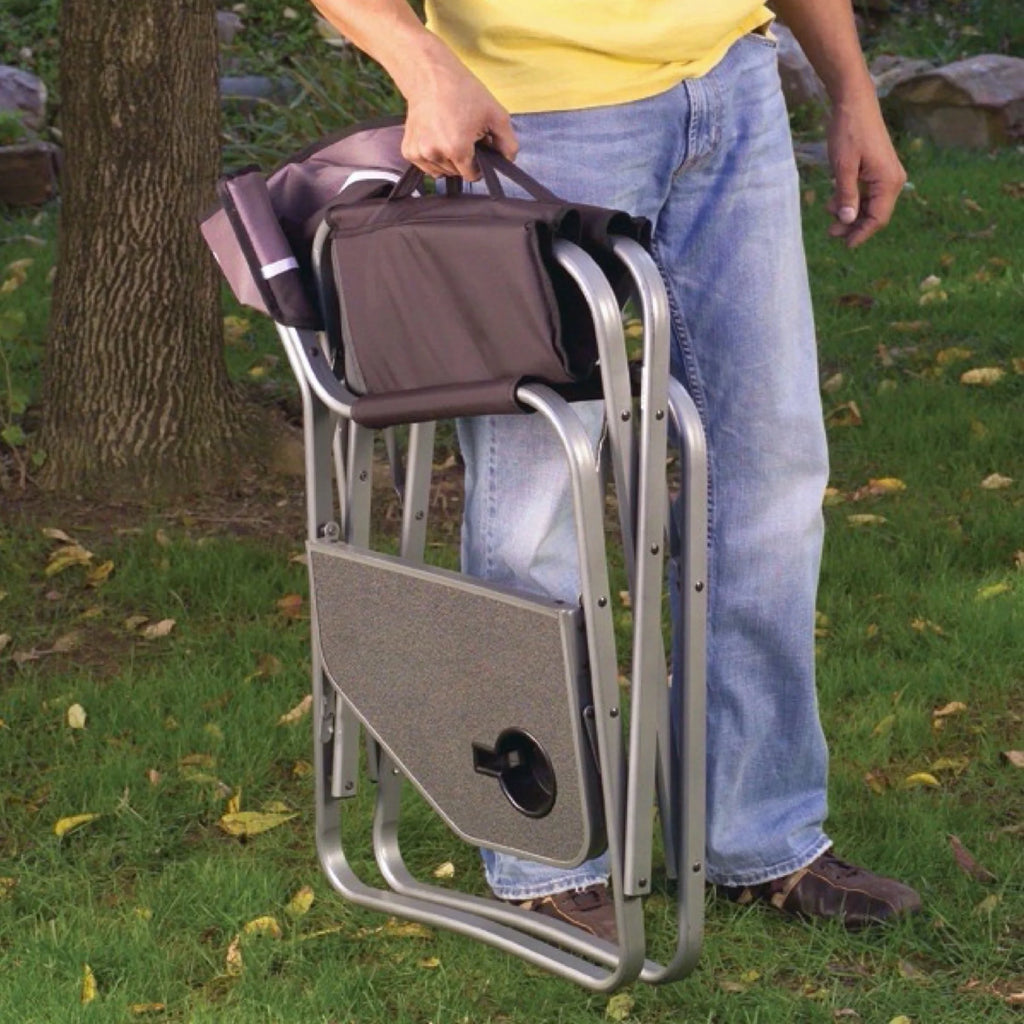 Aluminum Camping Chair with Side Table G91893