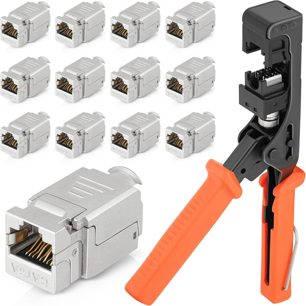 Speed Termination Tool Kit for RJ45 CAT6/6A Shielded Keystone Jacks Q47736