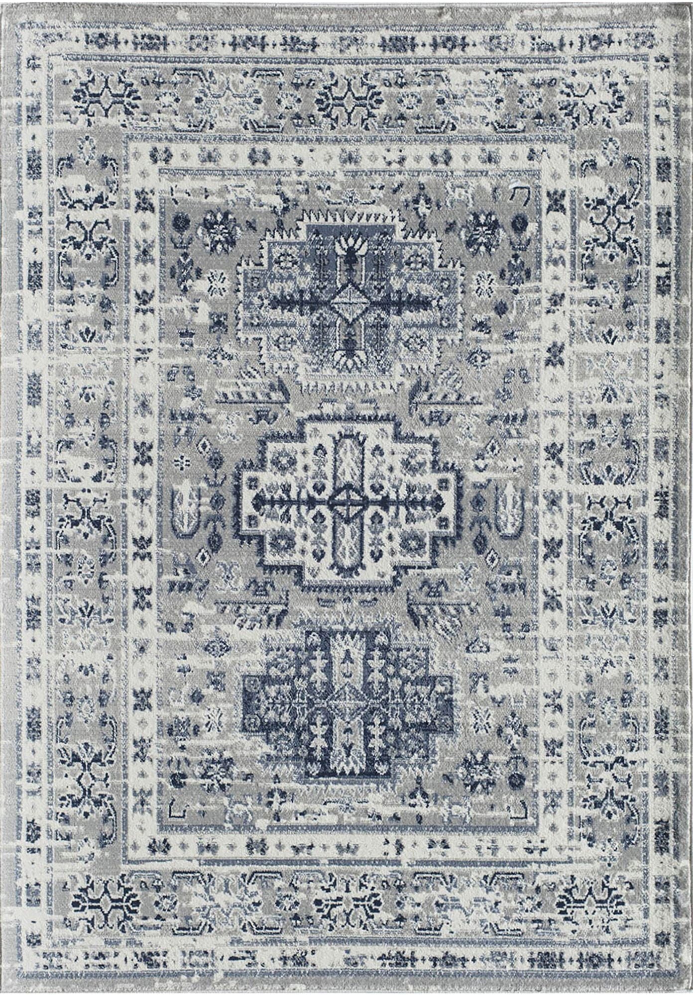 Vintage Transitional Area Rug, 5'3"x7' R44686