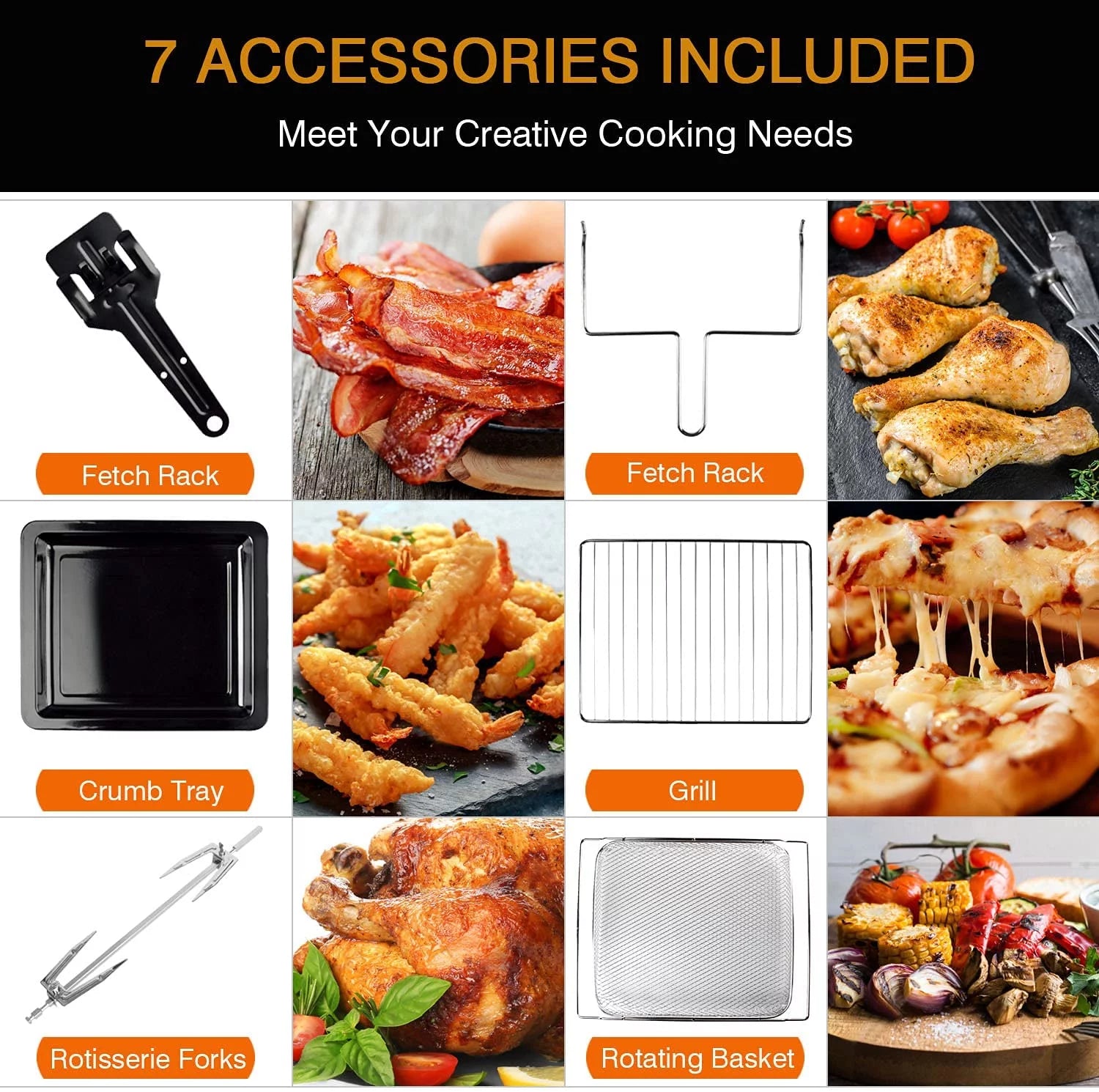 26QT Air Fryer Oven E763