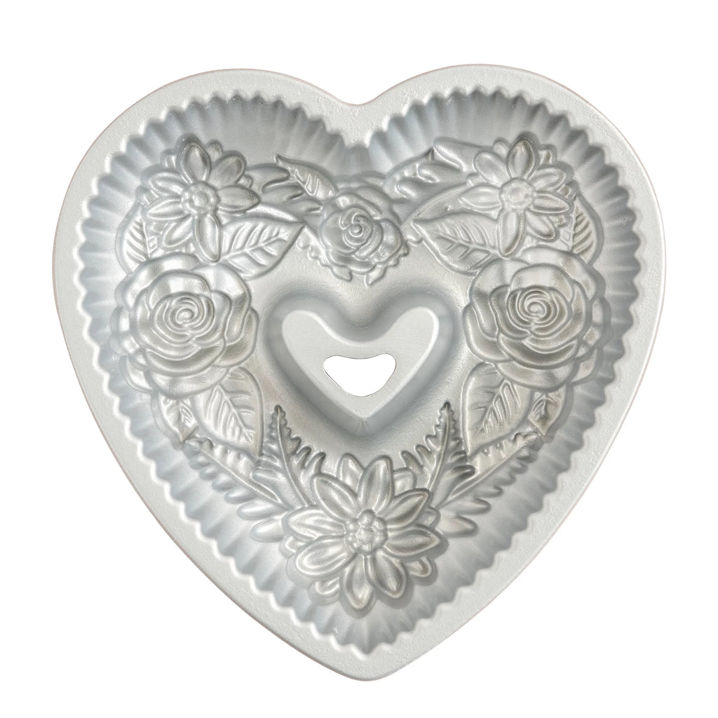 Floral Heart Bundt Pan Q8999