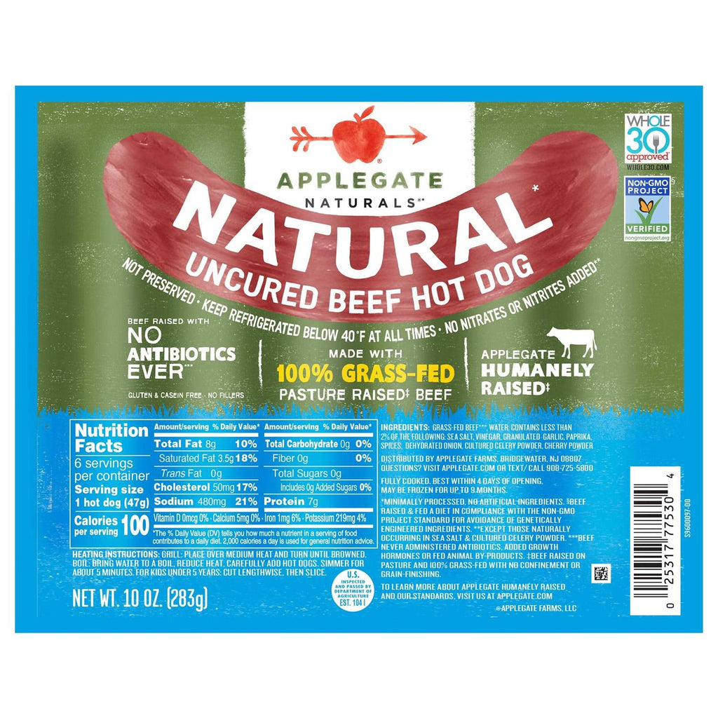 Natural Uncured Beef Hot Dog N9295