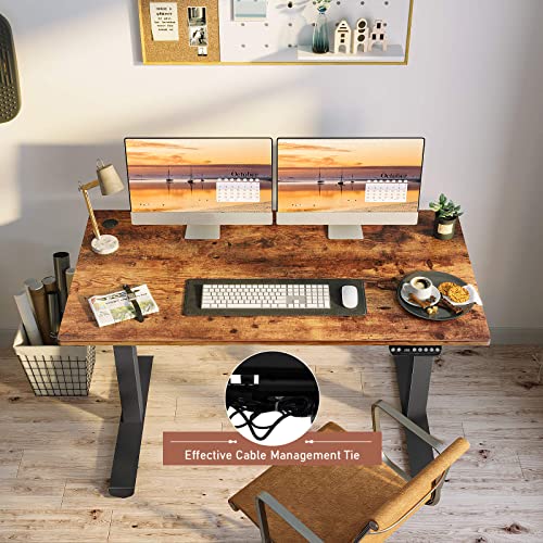 Black Electric Stand Up Desk Frame with Adjustable Height P875089