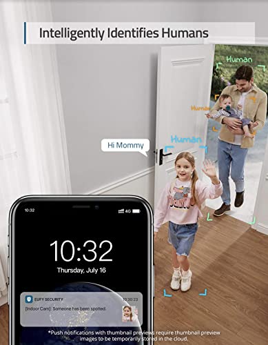 Indoor Cam, Pan & Tilt, 2K Wi-Fi Plug-in, Night Vision R300