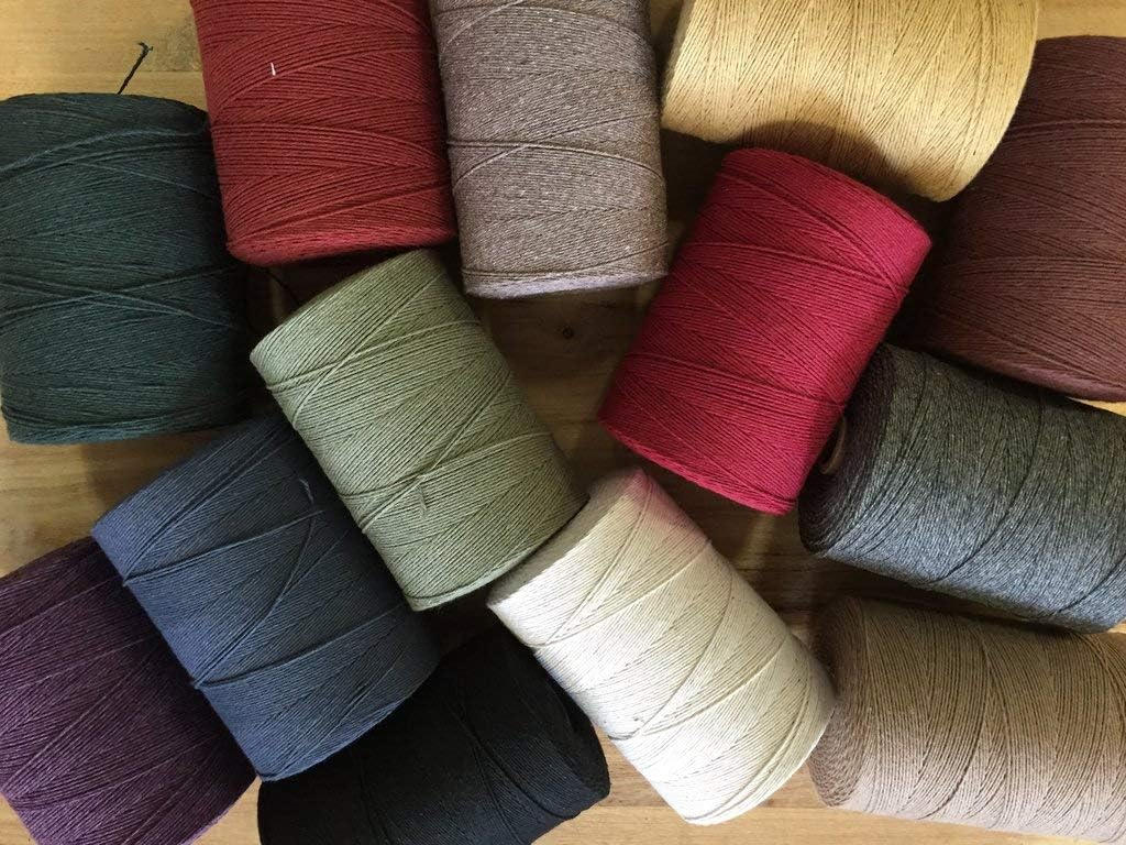 Cotton Thread Rug Yarn with Weaving Needles Bundle X4967