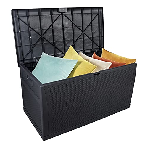 Brown 51 Gallon Waterproof Deck Storage Box O813