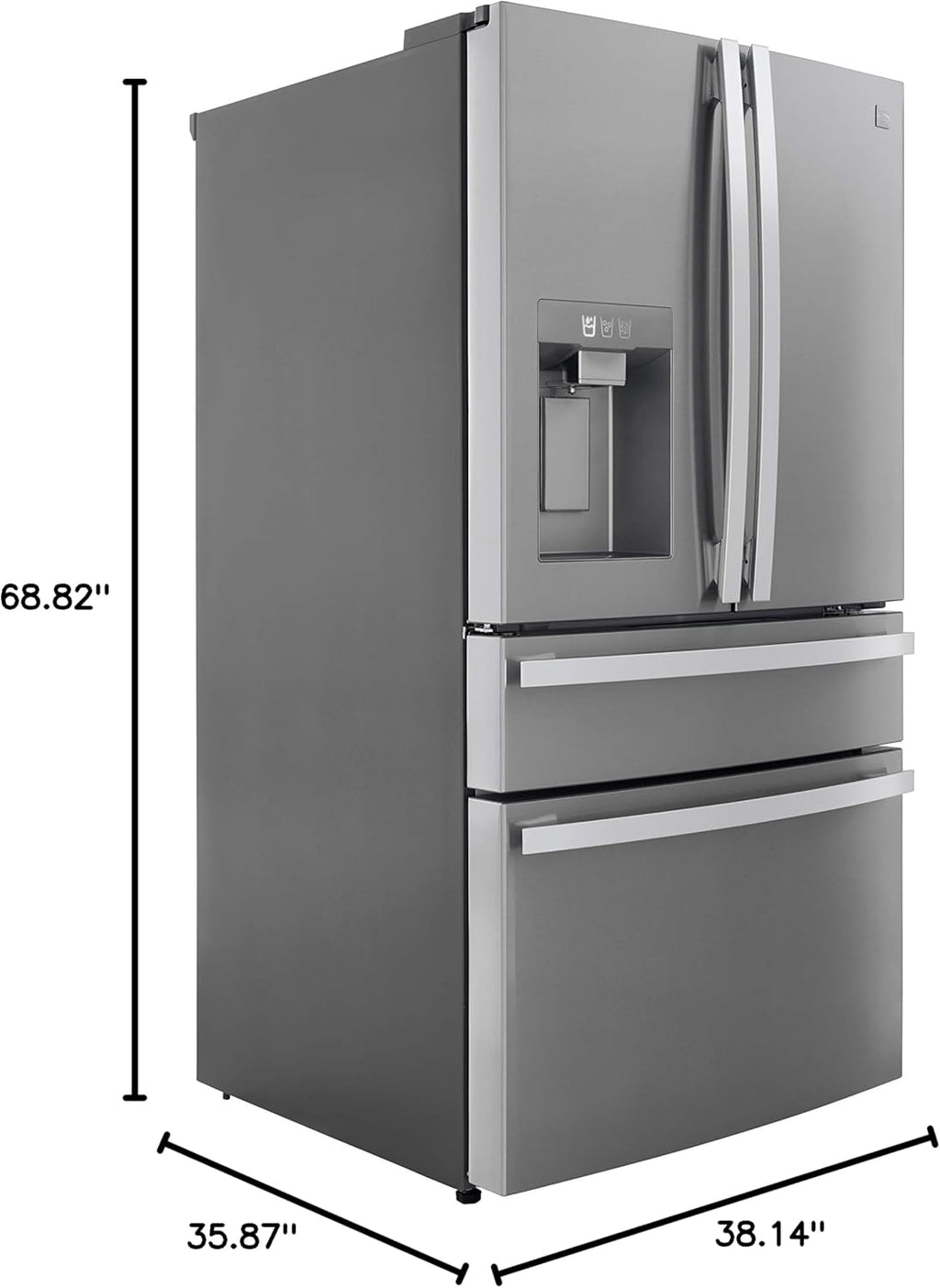 29.5 cu. ft. French Door Refrigerator, Stainless Steel K589028