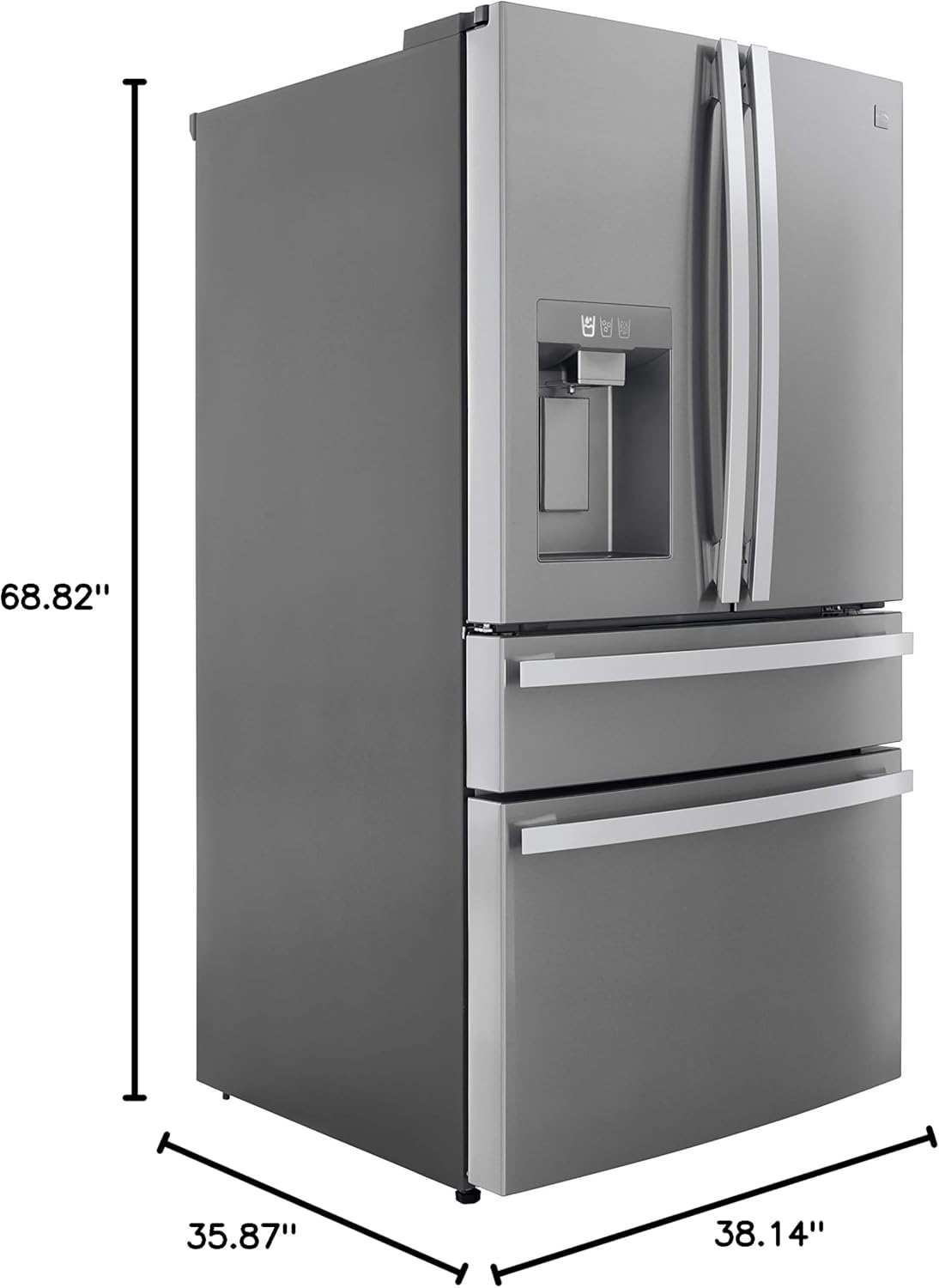 29.5 cu. ft. French Door Refrigerator, Stainless Steel K589028