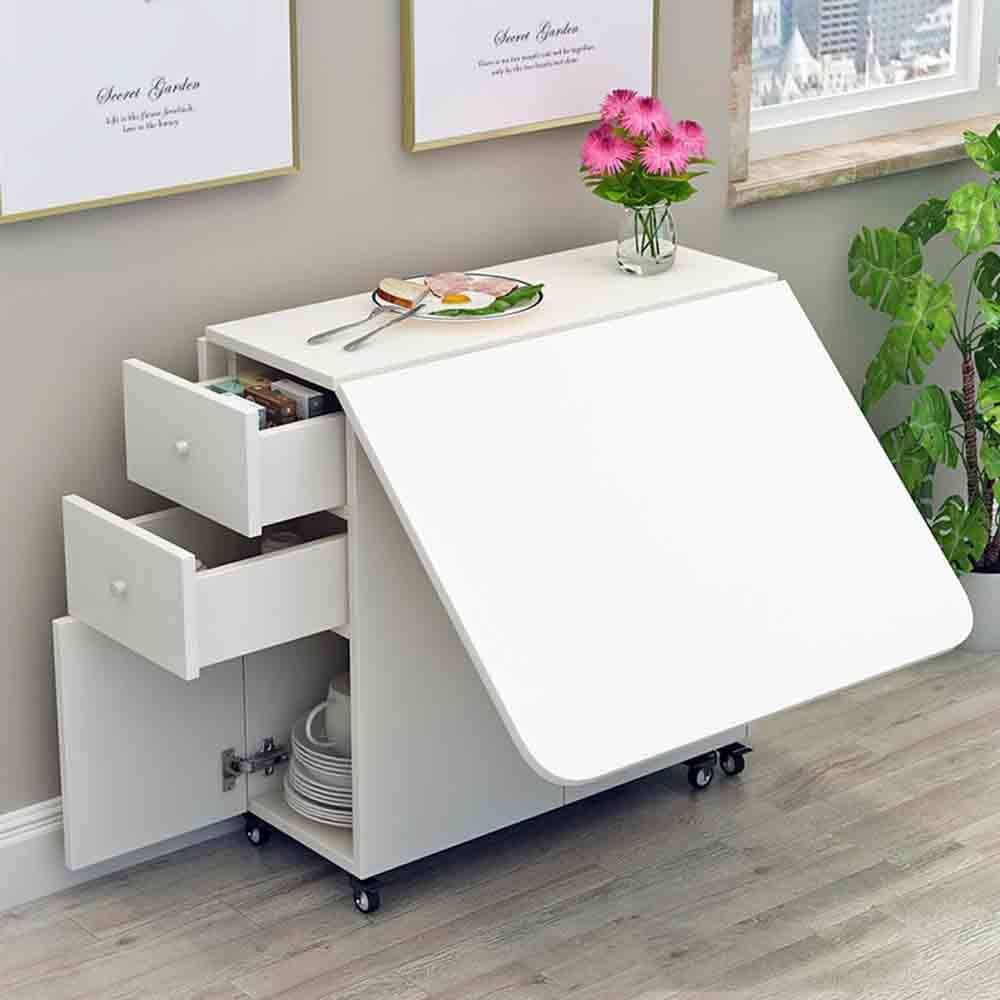 Drop Leaf Kitchen Table with Drawer F4752