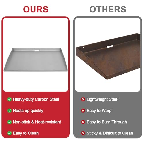 28 Inch Heavy-duty Carbon Steel Flat Top Grill Griddle G2681