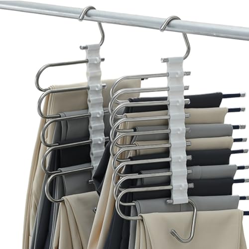 Non Slip Stainless Steel Pants Hanger J9048