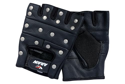 Fingerless Leather Gloves T388
