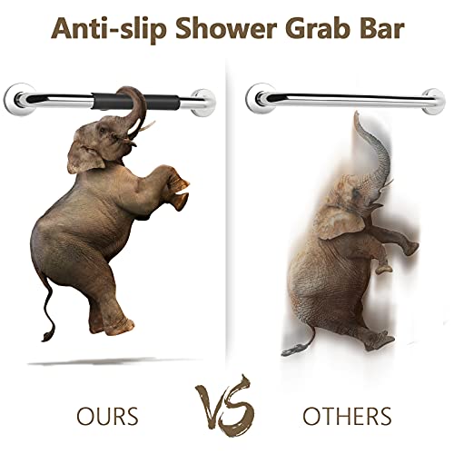 32 Inch Anti Slip Grab Bars, 2 Pack E24665