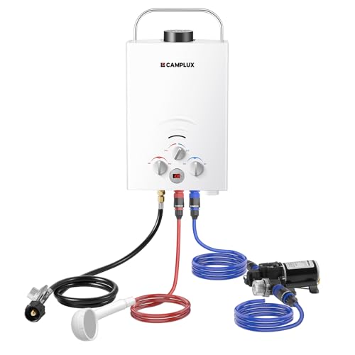White 2.64 GPM Propane Portable Gas Water Heater T9958