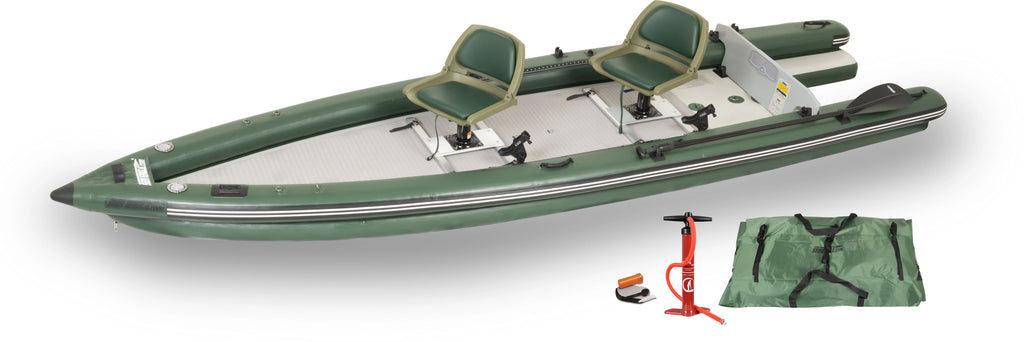 Inflatable Frameless Fishing Boat - 2 Person Swivel Seat Package Z381737