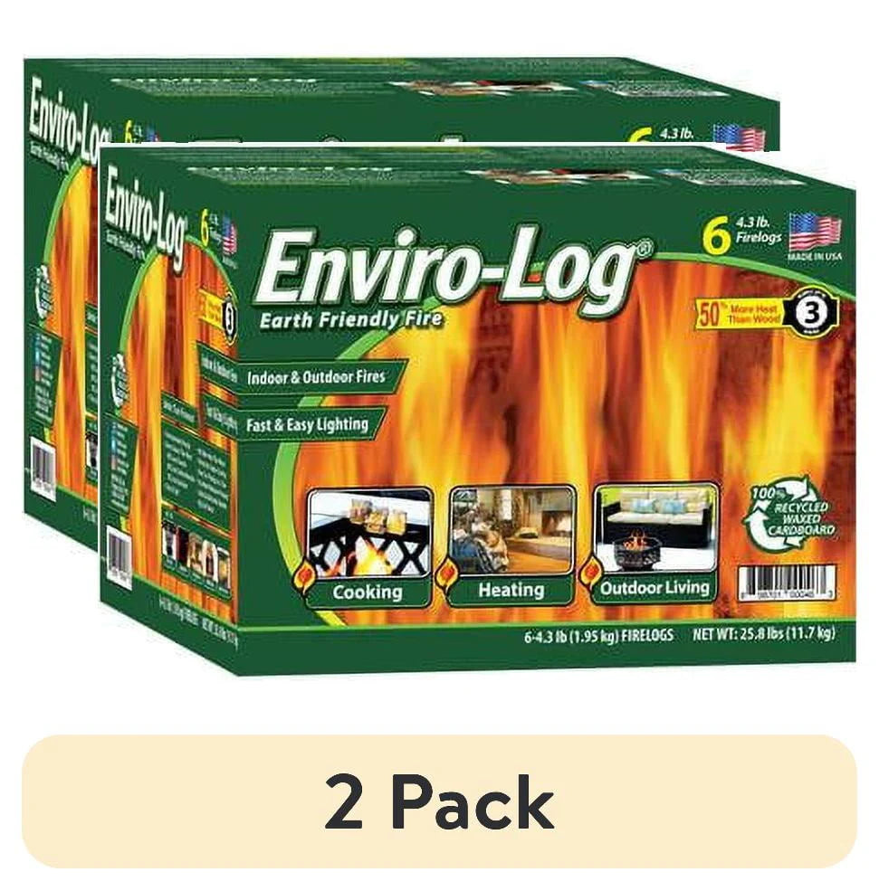 6 Count 4.3 lb Firelogs E512927