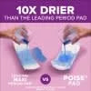 90 Ct 6 Drop Ultimate Absorbency Long Incontinence Pads J35202