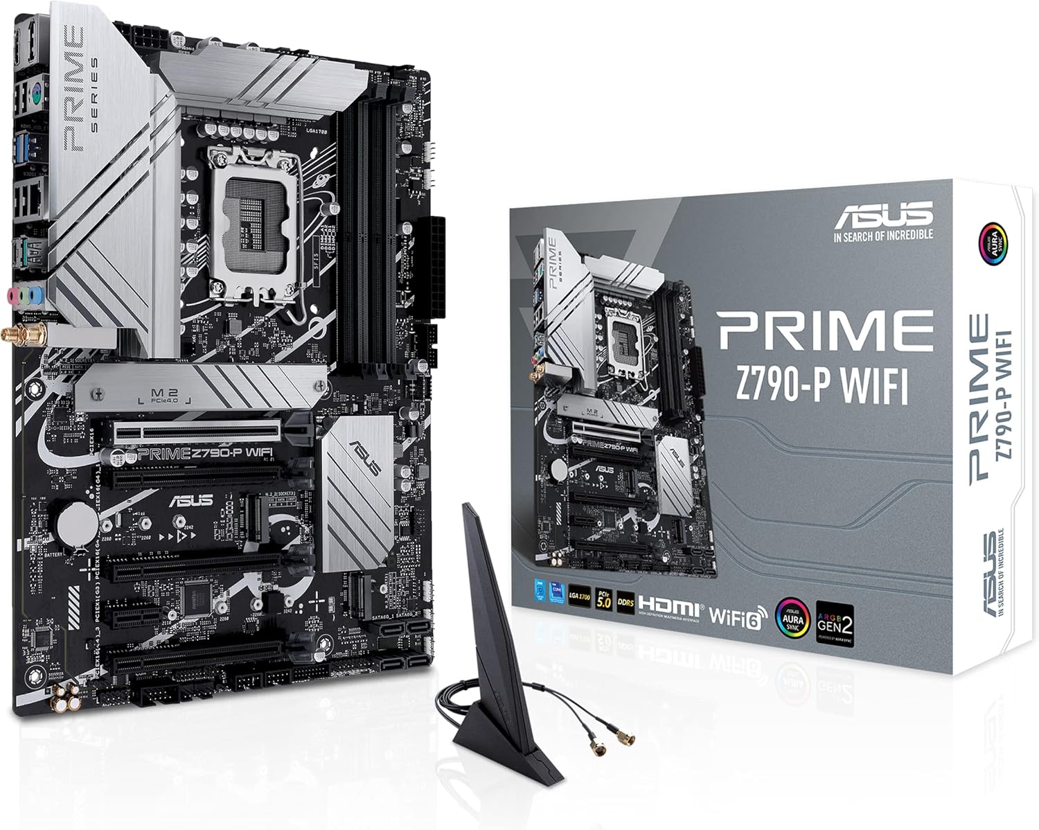 Z790 ATX Motherboard with WiFi 6, PCIe 5.0, DDR5, 3X M.2, Thunderbolt 4, 2.5Gb LAN U227357