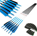 Carbon Arrows with Removable Tip, Spine 300 340 400 500 600, Pack of 6/12PCS Q2558