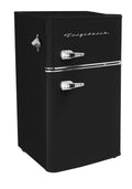 Black 3.1 Cu Ft Two Door Compact Refrigerator with Freezer Y67824