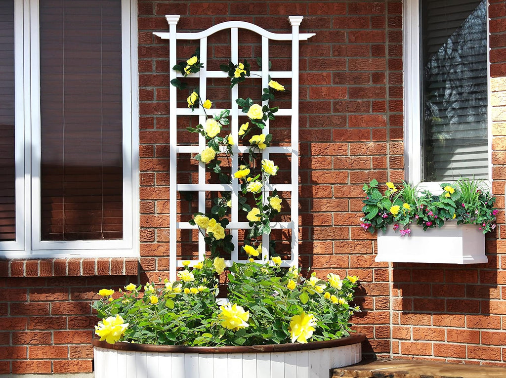 30"W x 78"H Vinyl Trellis P768