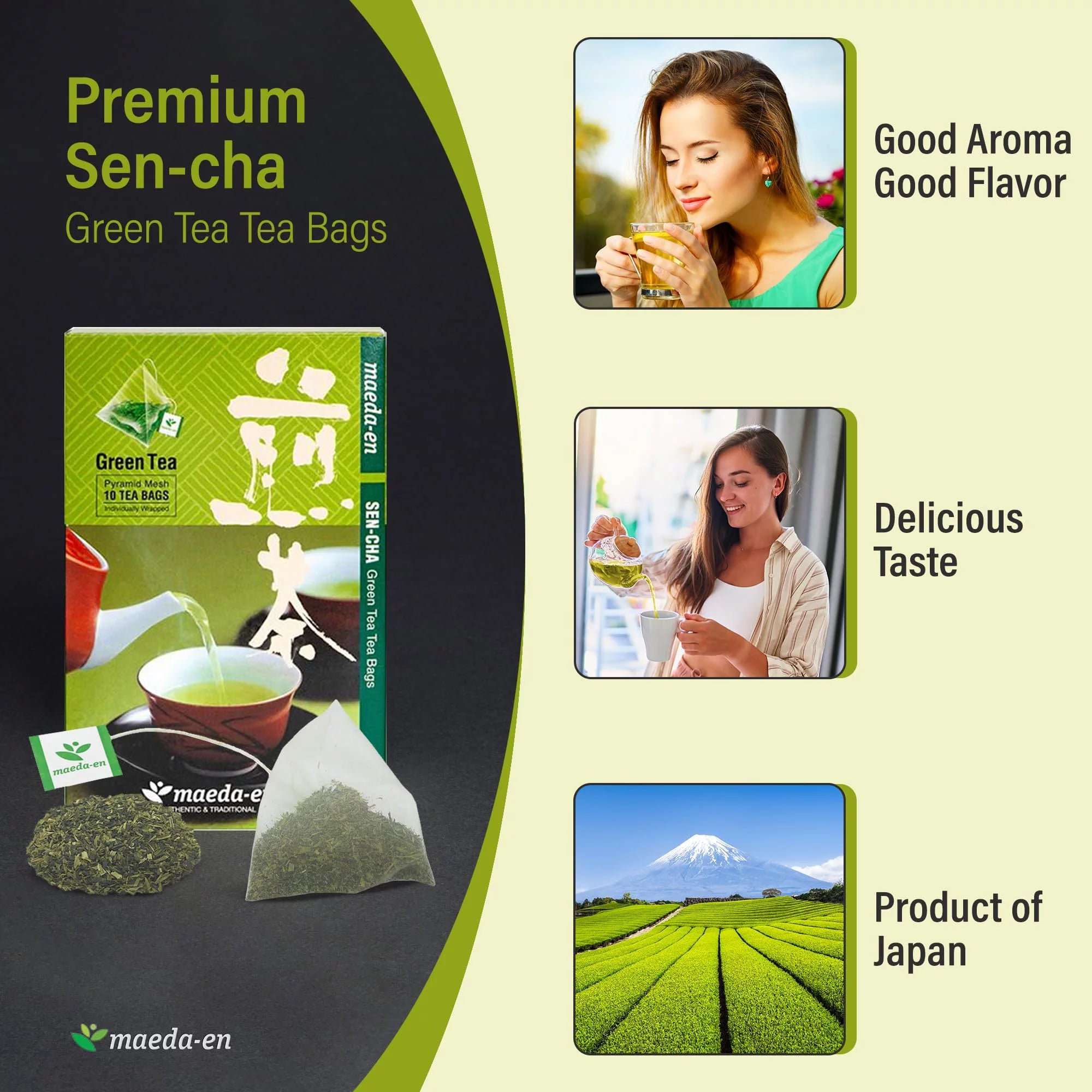 40 Tea Bags Sen-cha Green Tea I2054